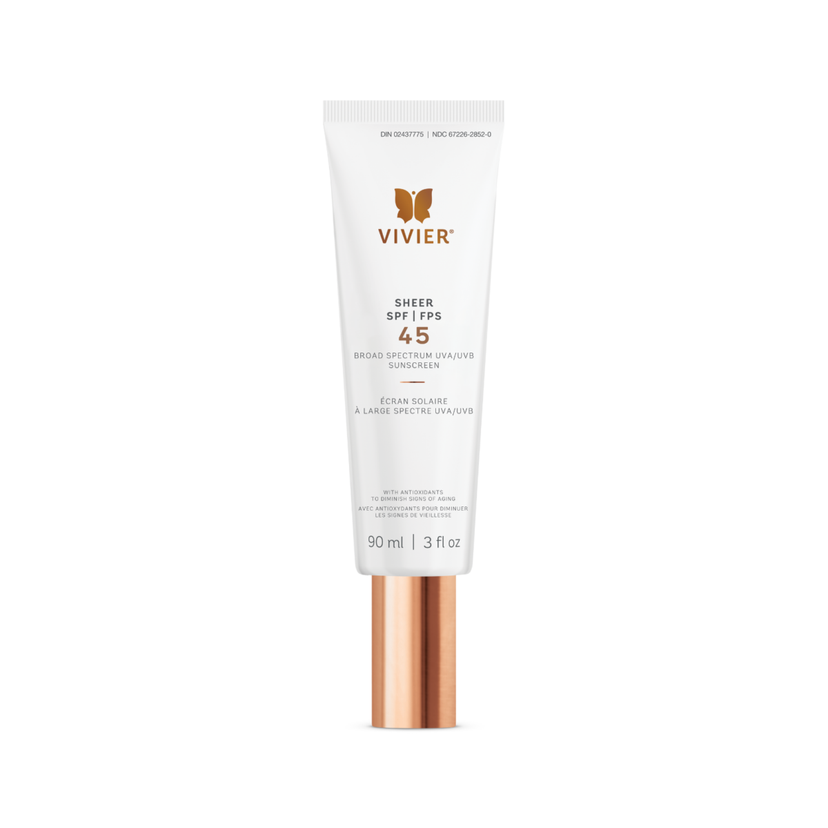 Vivier Sheer Broad Spectrum SPF 45